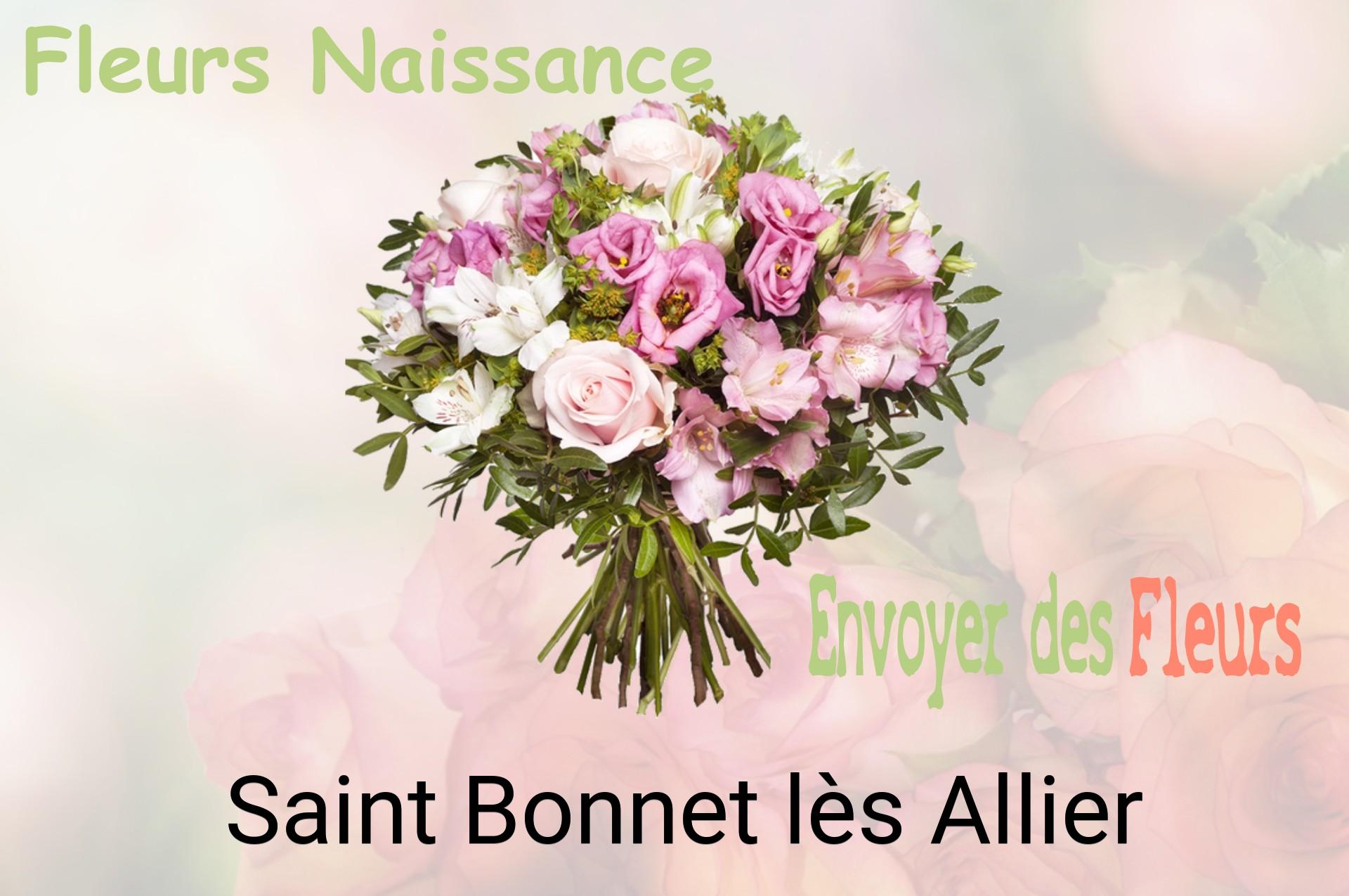 Bouquet de fleurs de naissance livré à Saint-Bonnet-lès-Allier